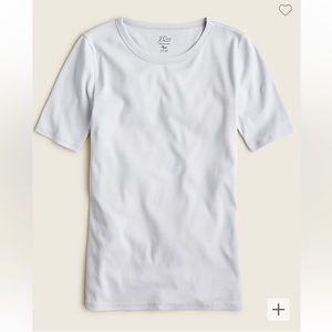 J. Crew Slim Perfect T-shirt, White, Small